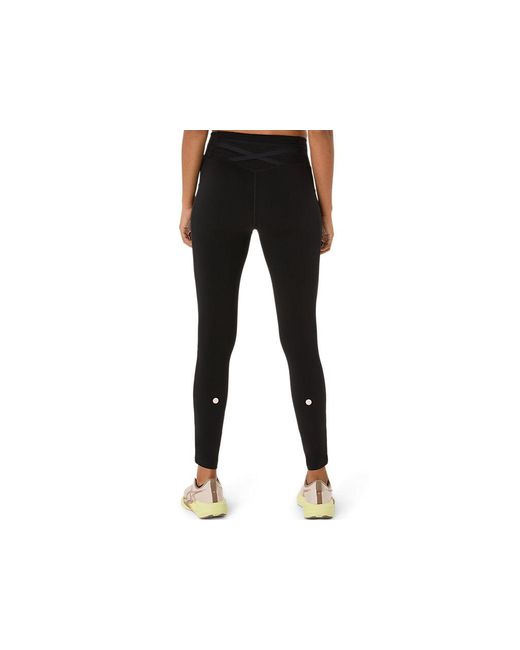 Asics Black Nagino Run Adjustable Tight