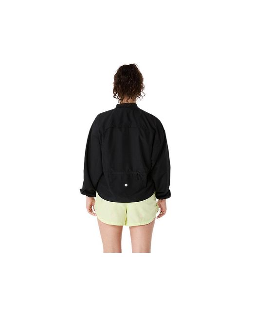 Asics Black Nagino Run Adjustable Jacket