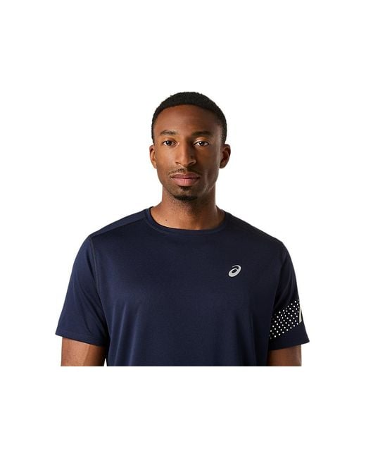 Asics Blue Icon Ss Top for men
