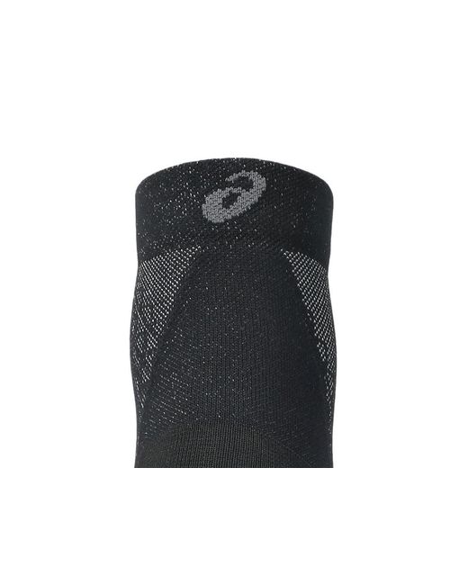Asics Black Fujitrail Quarter Lightweight Sock for men