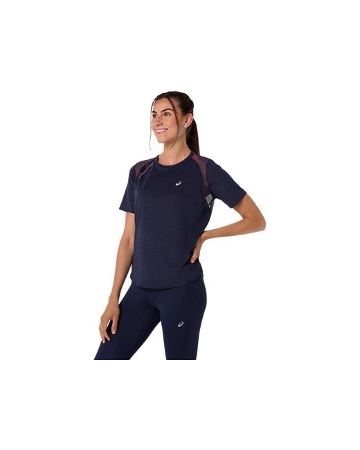 Asics Road Ss Top in het Blue