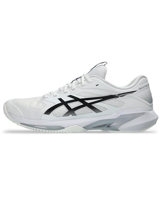 Asics White Solution Speed Ff 4 Clay for men