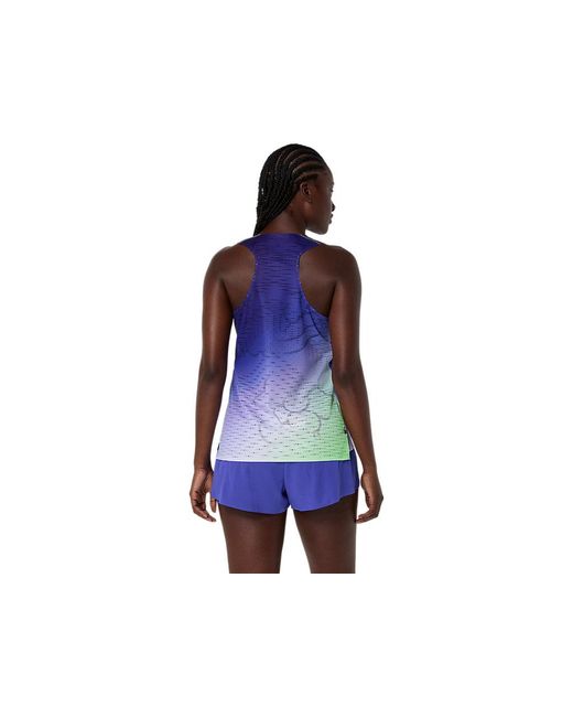 Asics Blue Metaspeed Singlet