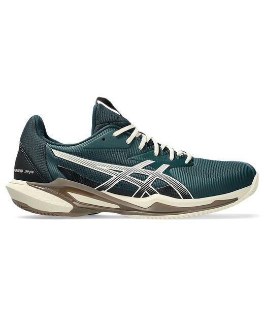 Asics Blue Solution Speed Flytefoam 3 Clay Tennis Shoes for men