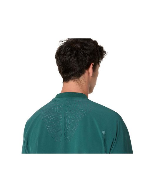 Asics Green Match Jacket for men