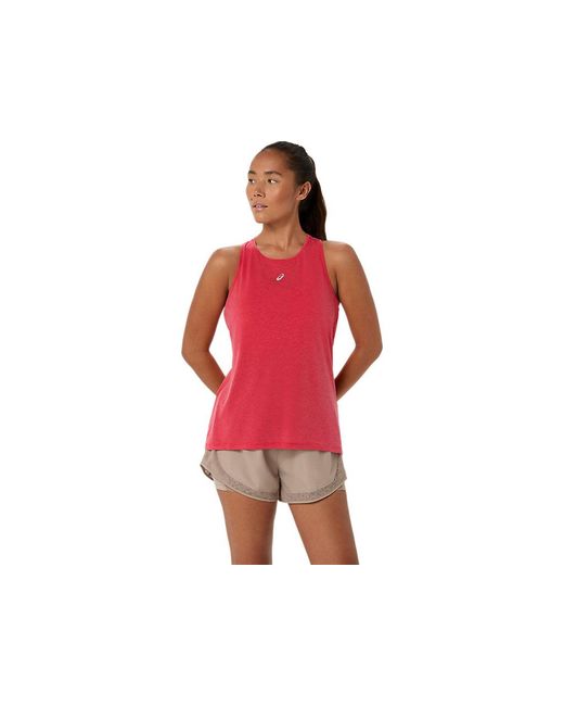Asics Red Nagino Run Adjustable Tank