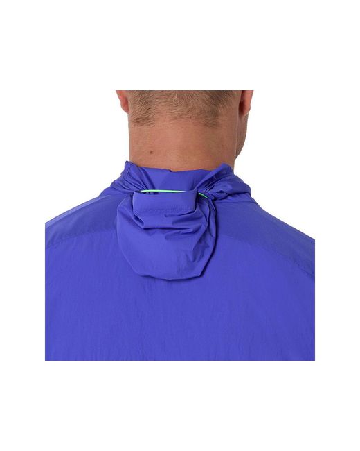 Asics Blue Road Packable Jacket for men