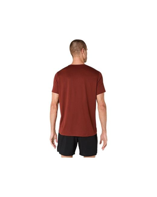 Asics Core Ss Top in het Red voor heren