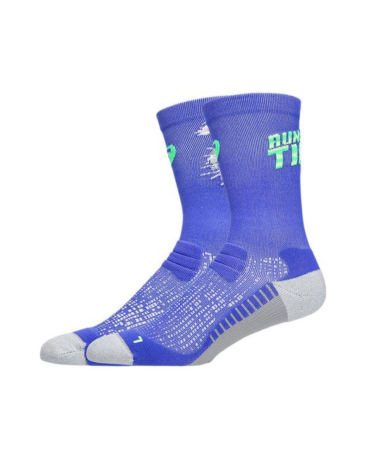 Asics Performance Run Crew Sock in het Blue voor heren