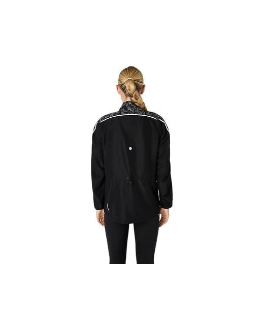 Asics Road Lite-Show Jacket in het Black