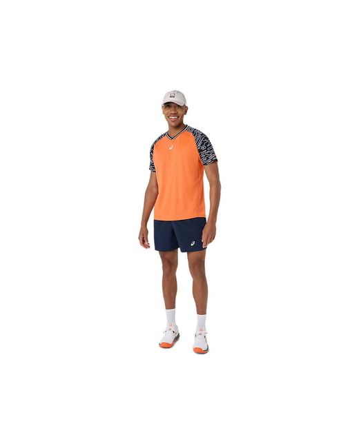 Asics Blue Padel Court Ss Top for men