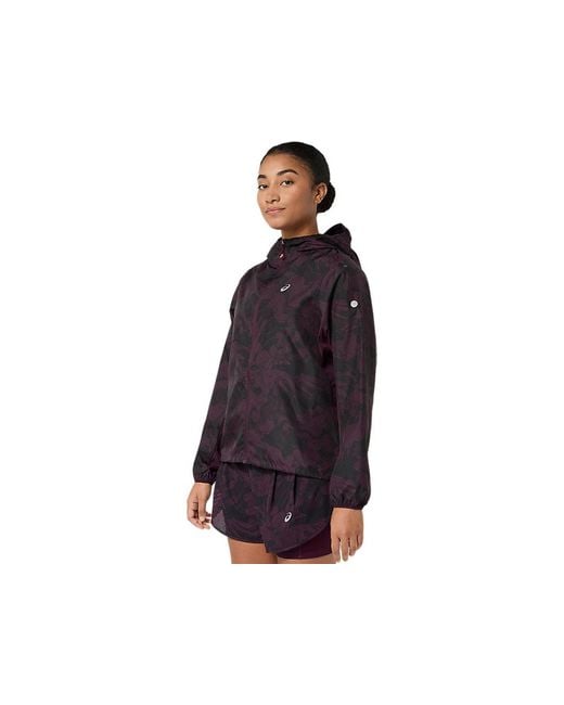 Asics Fujitrail Packable Jacket in het Black