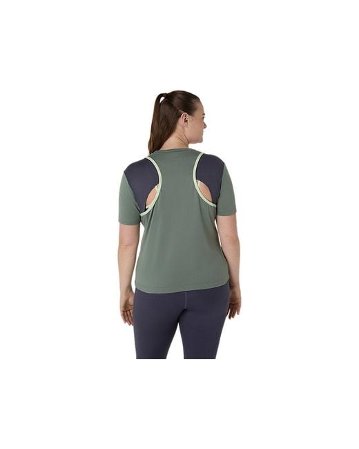 Asics Nagino Flex Short Sleeve Top in het Black