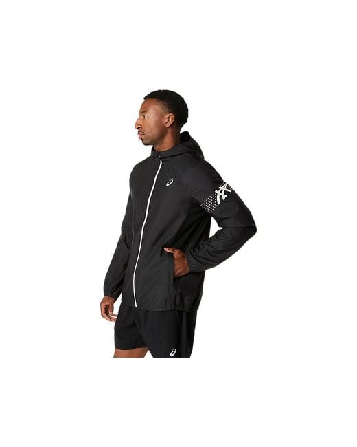 Asics Black Icon Jacket for men