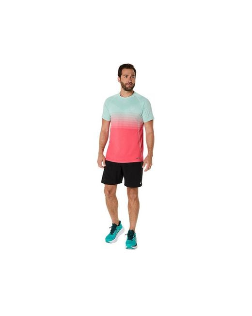 Asics Black Road 7in Short for men