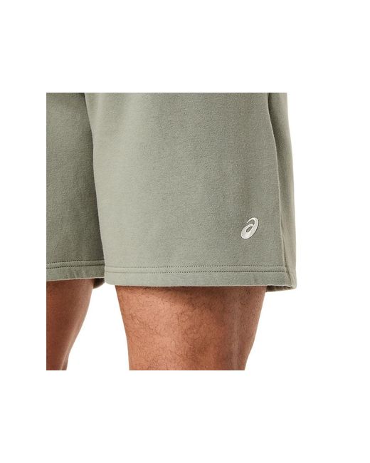 Asics Black Logo Fleece 7In Short for men