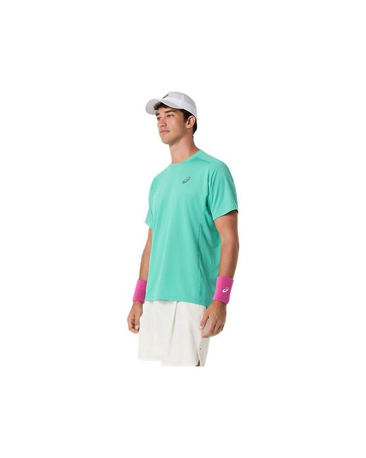 Asics Green Game Ss Top for men