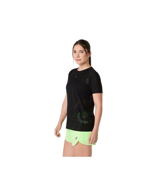 Asics Black Metarun Ss Top