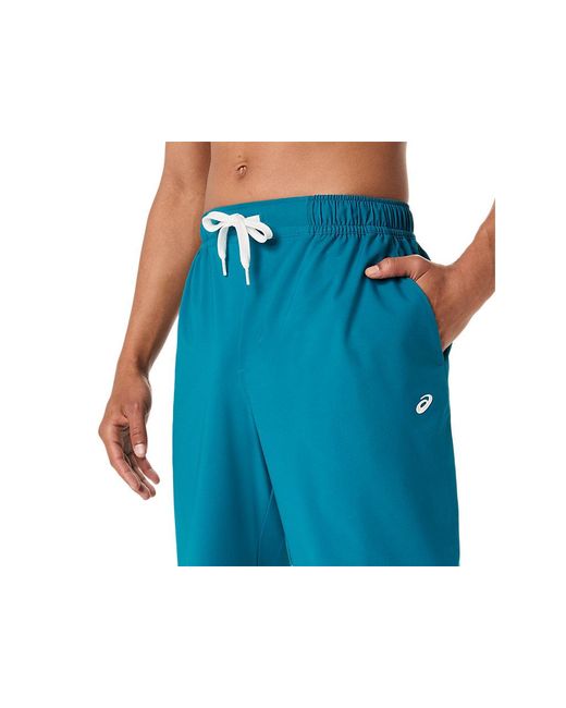 Asics Blue Heritage Double Weave Pant for men