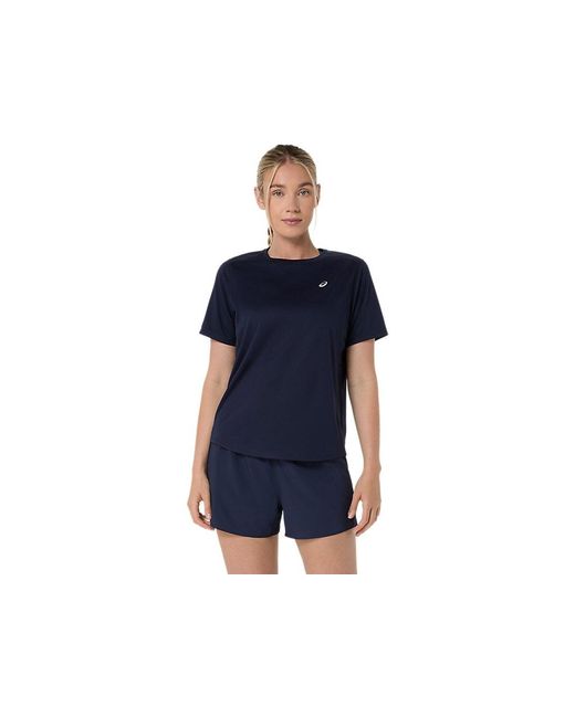 Asics Core Ss Top in het Blue
