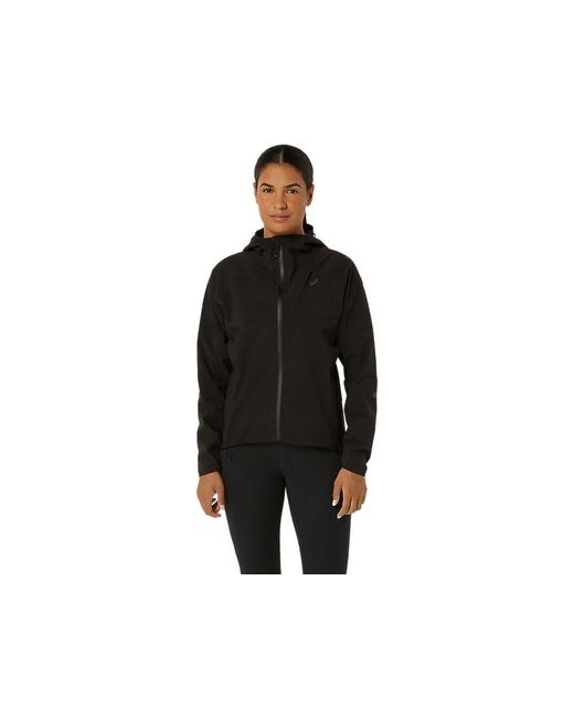 Asics Black Metarun Waterproof Jacket