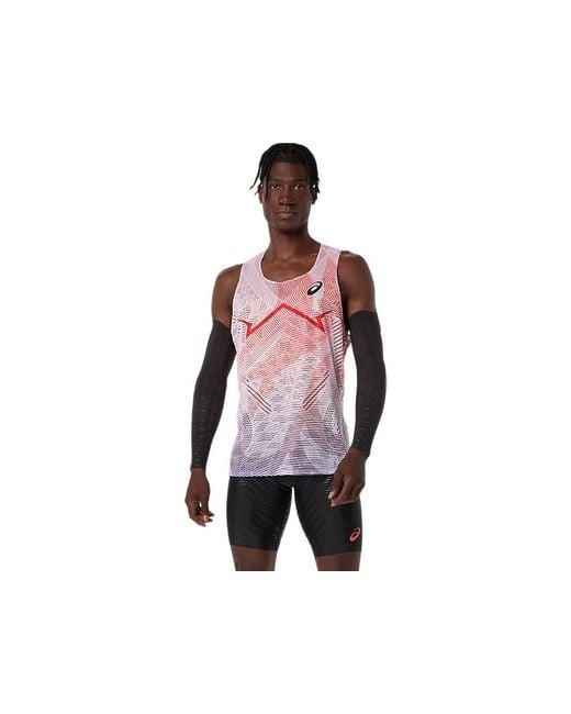 Asics Black Metaspeed Singlet for men