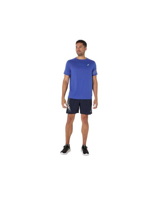 Asics Blue Icon Ss Top for men