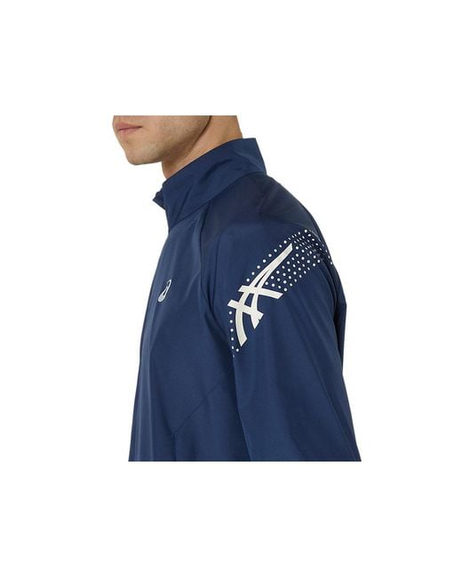 Asics Blue Icon Jacket for men