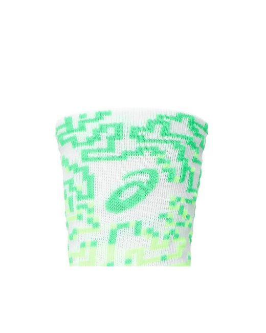 Asics Green Performance Run Crew Sock for men