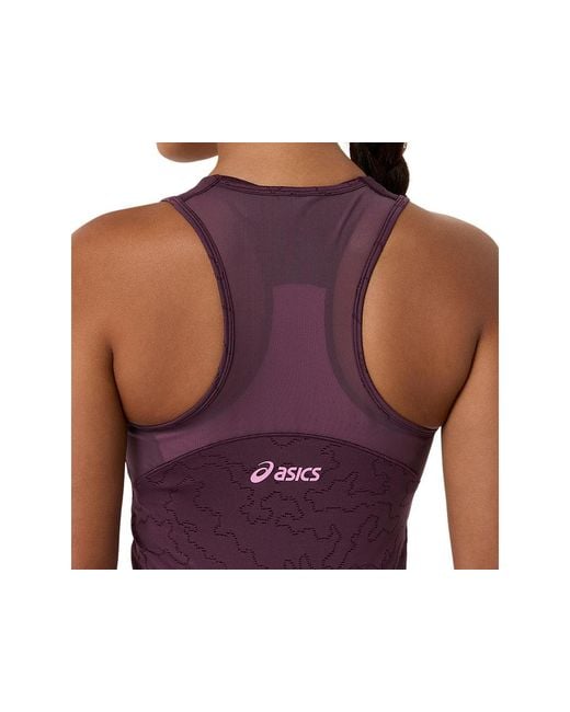 Asics Red Match Jacquard Dress