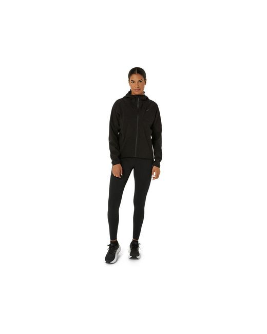 Asics Black Metarun Waterproof Jacket