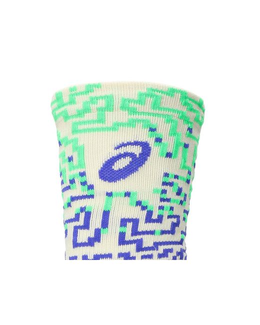 Asics Performance Run Crew Sock in het Green voor heren