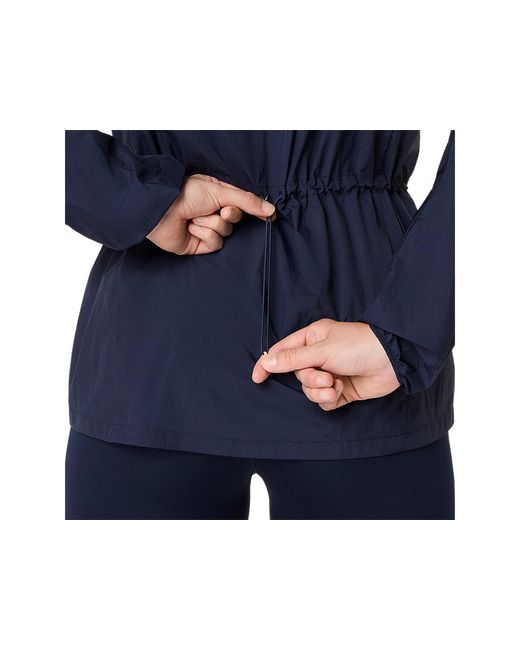 Asics Blue Road Packable Jacket