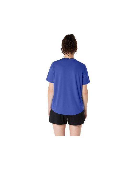Asics Blue Core Ss Top