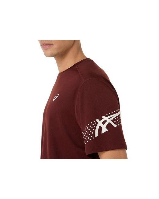 Asics ICON SS TOP in Red für Herren