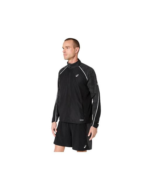 Asics Road Lite-Show Jacket in het Black voor heren