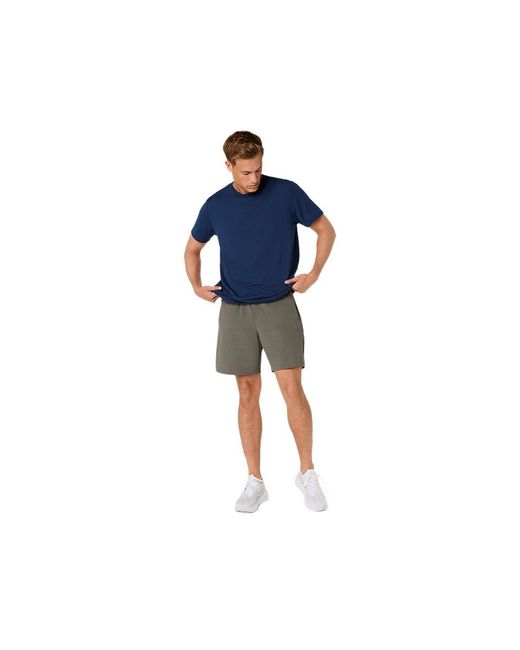 Asics Black Comfort Core Stretch Woven 7in Short for men