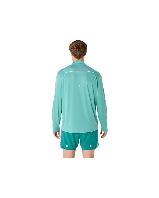 Asics Blue Road Lite-Show 1/2 Zip Top for men