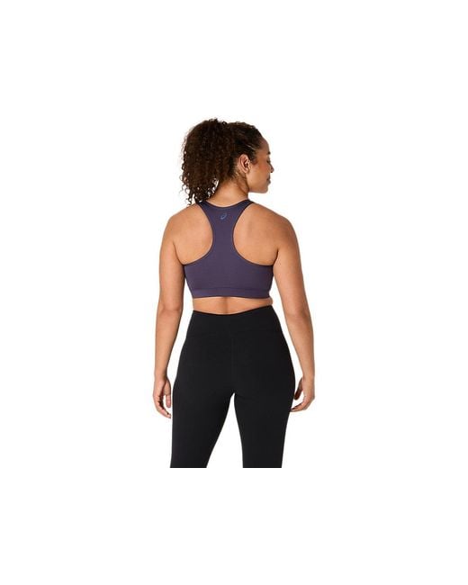 Asics Black Essential Logo Padded Bra