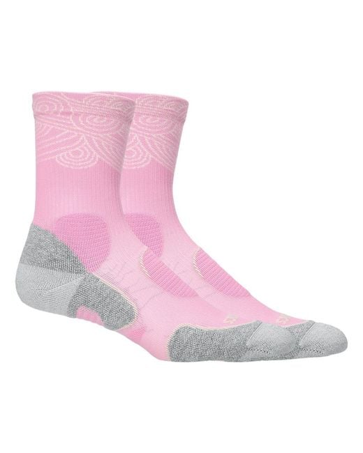 Asics Pink Seasonal Court+ Tennis Crew Sock for men