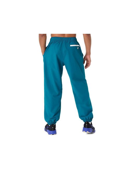 Asics Blue Heritage Double Weave Pant for men