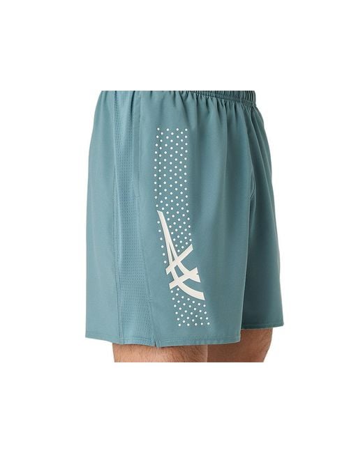 Asics Blue Icon 7In Short for men