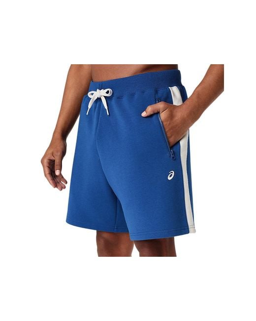 Asics Blue Heritage 7in Short for men