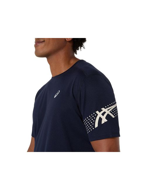 Icon Ss Top di Asics in Blue da Uomo