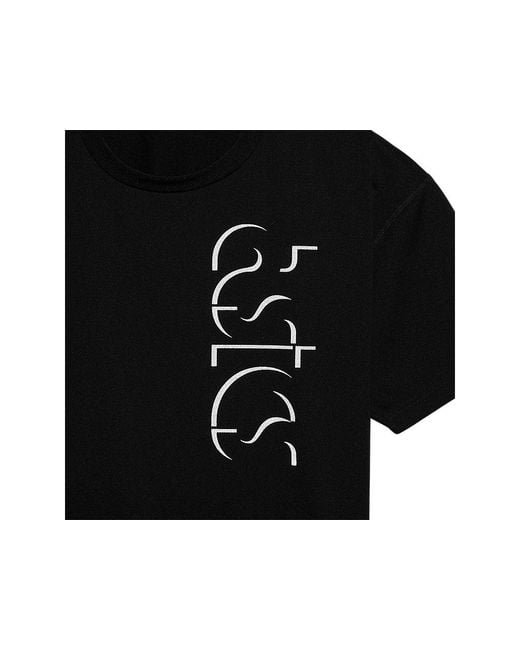 Graphic Ss Tee Asics pour homme en coloris Black