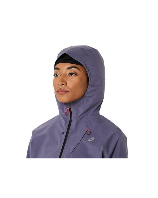 Asics Blue METARUN WATERPROOF JACKET