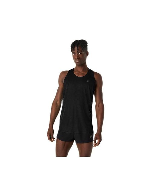 METARUN SINGLET Asics de hombre de color Black