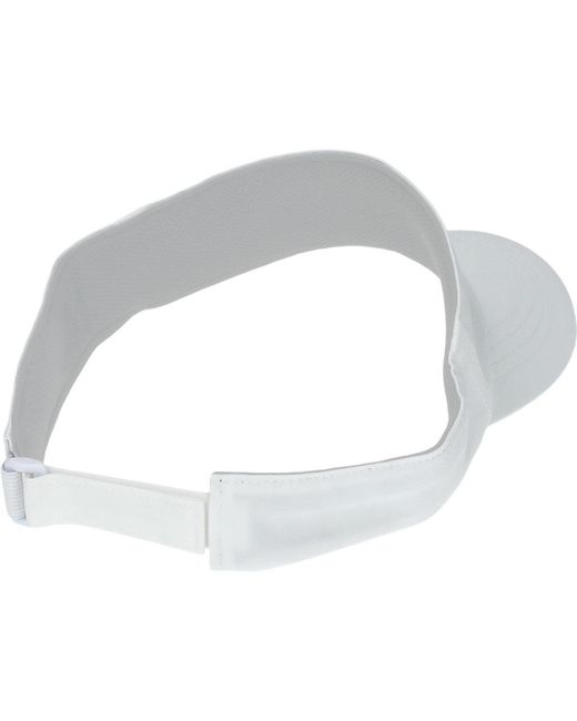 Asics White Performance Visor for men