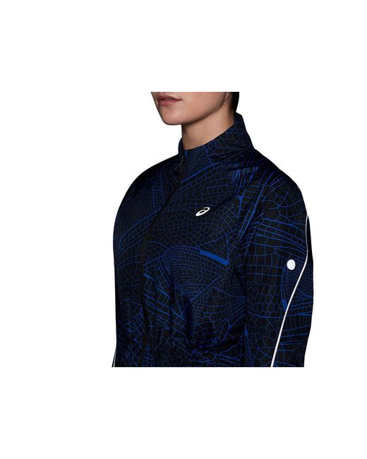 Asics Road Lite-Show Packable Jacket in het Blue