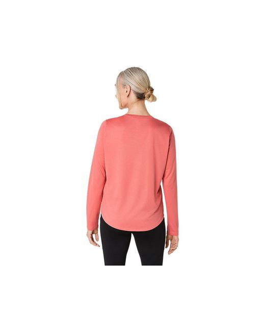 Asics Red CORE LS TOP